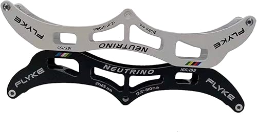 Miniatura 3 de NC Speed - Marcos para patines en línea, 3 ruedas de 1001104.921 in, 4 x 901004.331 in, patinas de patinaje de aluminio profesional, color negro,