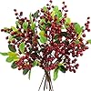 Vibrantartificialhollyredberrydecorationswithflexiblestemssetof10forstunningvasesbouquetsandfloralarrangementsfiveseasonstufffloral  Urban Country Home Decor Vibrant artificial holly red berry decorations with flexible stems set of 10 for stunning vases bouquets and floral arrangements fiveseasonstuff floral  urban country home decor
