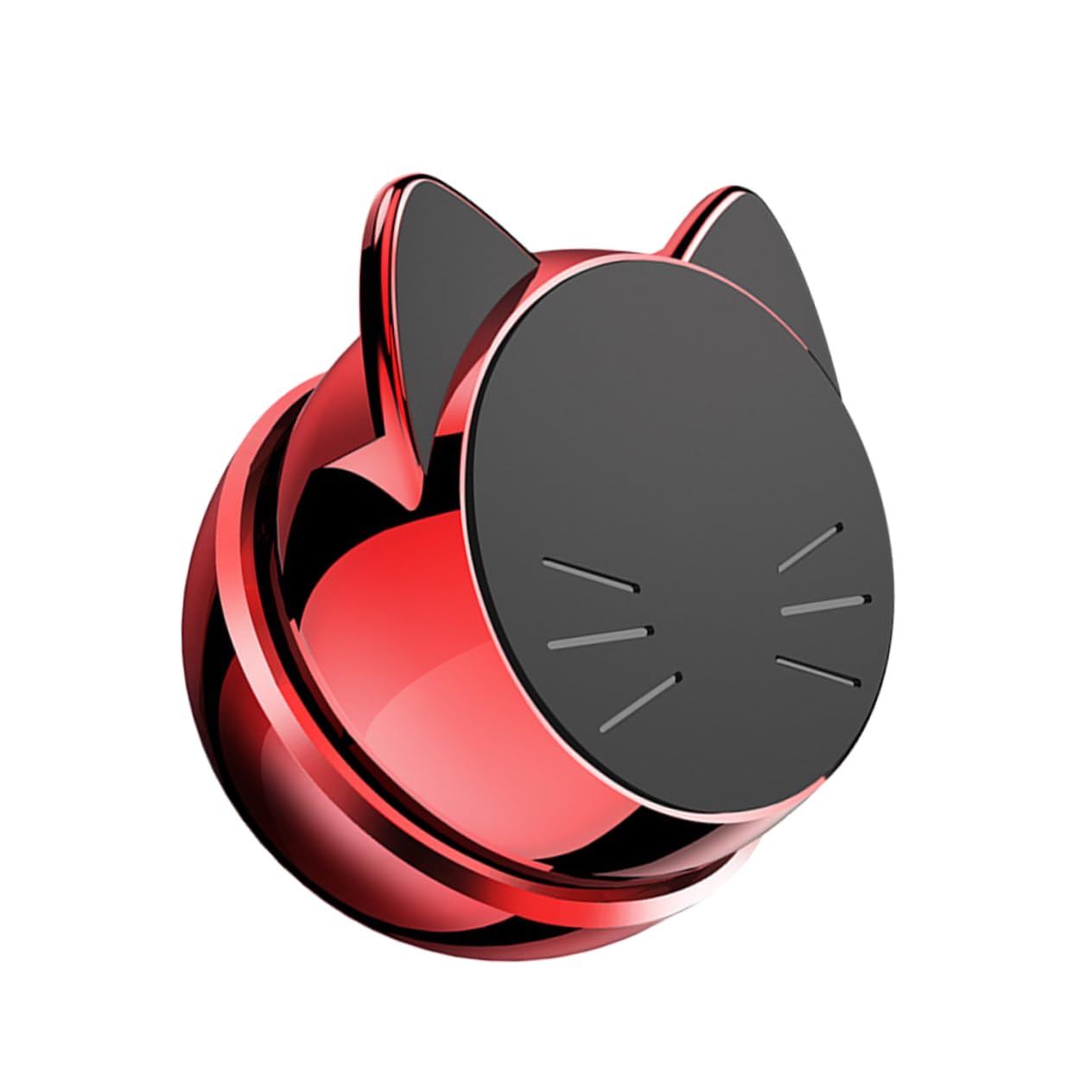 Gadpiparty 3pezzi Supporto Magnetico Per Telefono Da Auto Con Ventosa Supporto Di Navigazione Compatibile Con Smartphone e Dispositivi Mobili Rosso