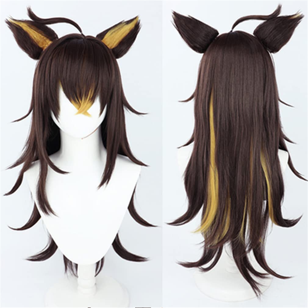 原神　ディシア 風 コスプレ ウィッグ Amazon.co.jp: 原神 Genshin げんしん ディシア Dehya 風