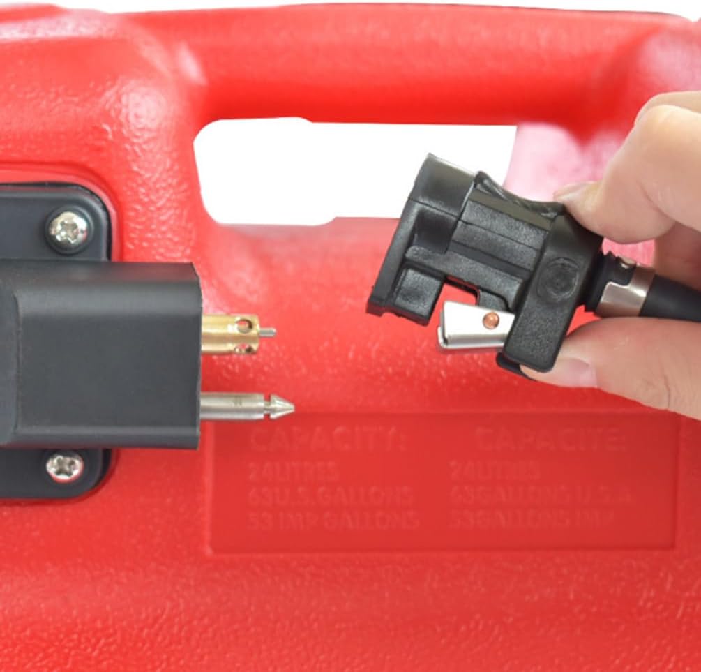 Motorcycle Fuel Line Manual Pump Anti-static Tubing Fittings for Outboard Engine Black for Boats Rvs Cars and More