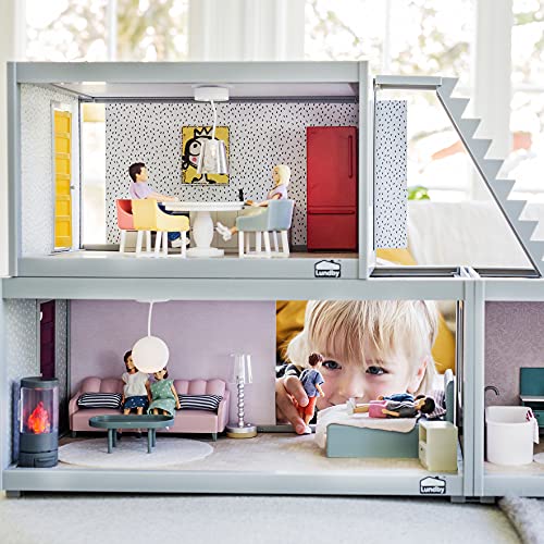 Lundby Modul Room Ergänzung Puppenhaus Life und Creative- B: 44 cm - Bausatz - Zimmer - Stockwerk - Wohnung… – Bild 4