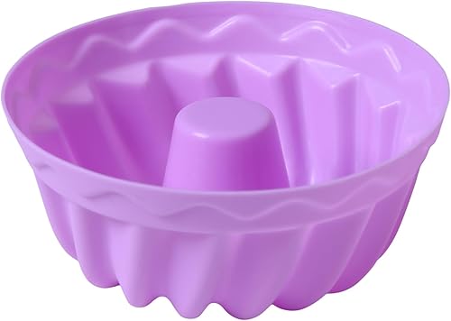 Miniatura 7 de FOXBI Moldes de silicona reutilizables redondos para hornear moldes de silicona en espiral, moldes antiadherentes para magdalenas, moldes de cocina