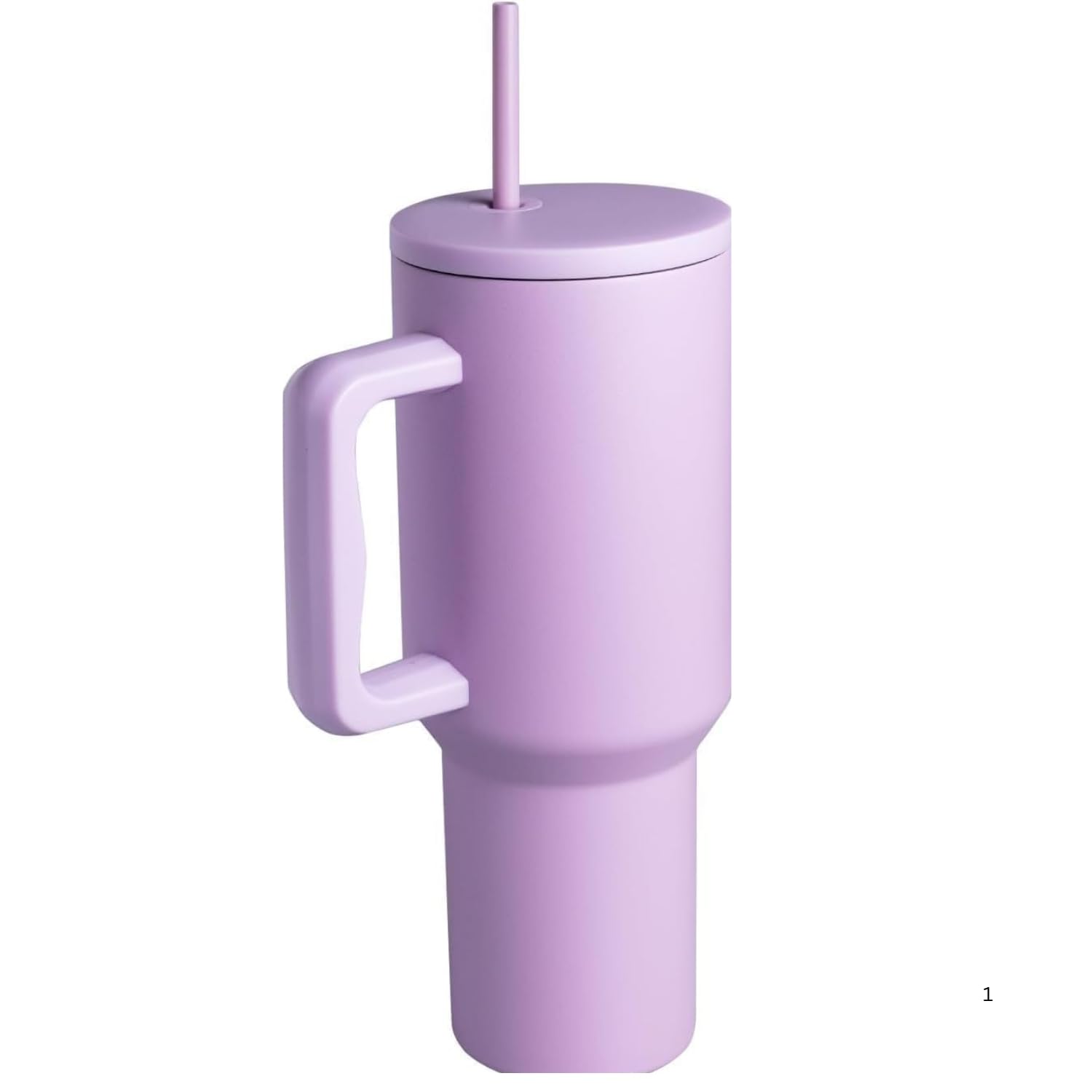 Tumbler with Handle and Straw Lid – Insulated Reusable Stainless Steel Water Bottle – Travel Mug for Hot and Cold Beverages – Iced Coffee Cup (Multicolour)