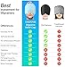 ONLYCARE Migraine Relief Cap, Upgraded Odorless Migraine Ice Head Wrap, Headache Relief Hat for Migraine, Blue