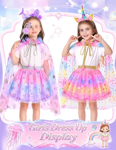 Vestido de princesa para niñas pequeñas de 3 a 6 años miniatura 5