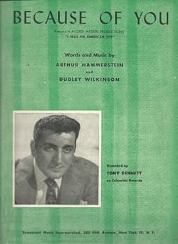 Paperback BECAUSE OF YOU RECORDED BY TONY BENNETT ON COLUMBIA RECORDS Book