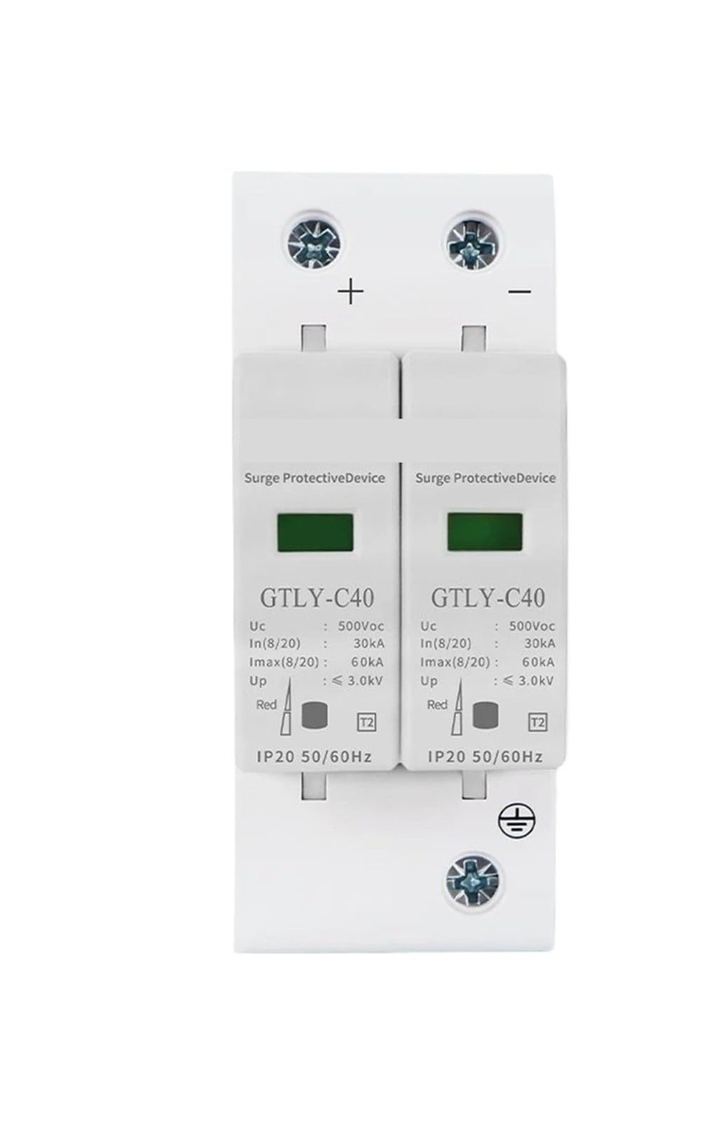Dispositivo protector de voltaje solar 2P 3P DC