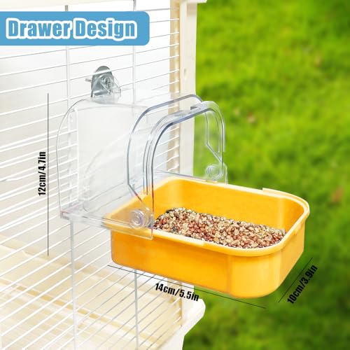image for WQY GroceryShop Bird Bath for Cage, Cleaning Pet Supplies Cockatiel Bi