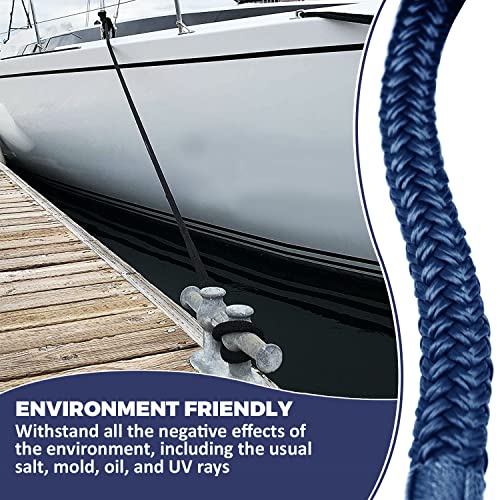 Image of Double Braided Nylon Dock Line, Exceptional Nylon Rigging Line, Highly Dock line and Oil Resistance