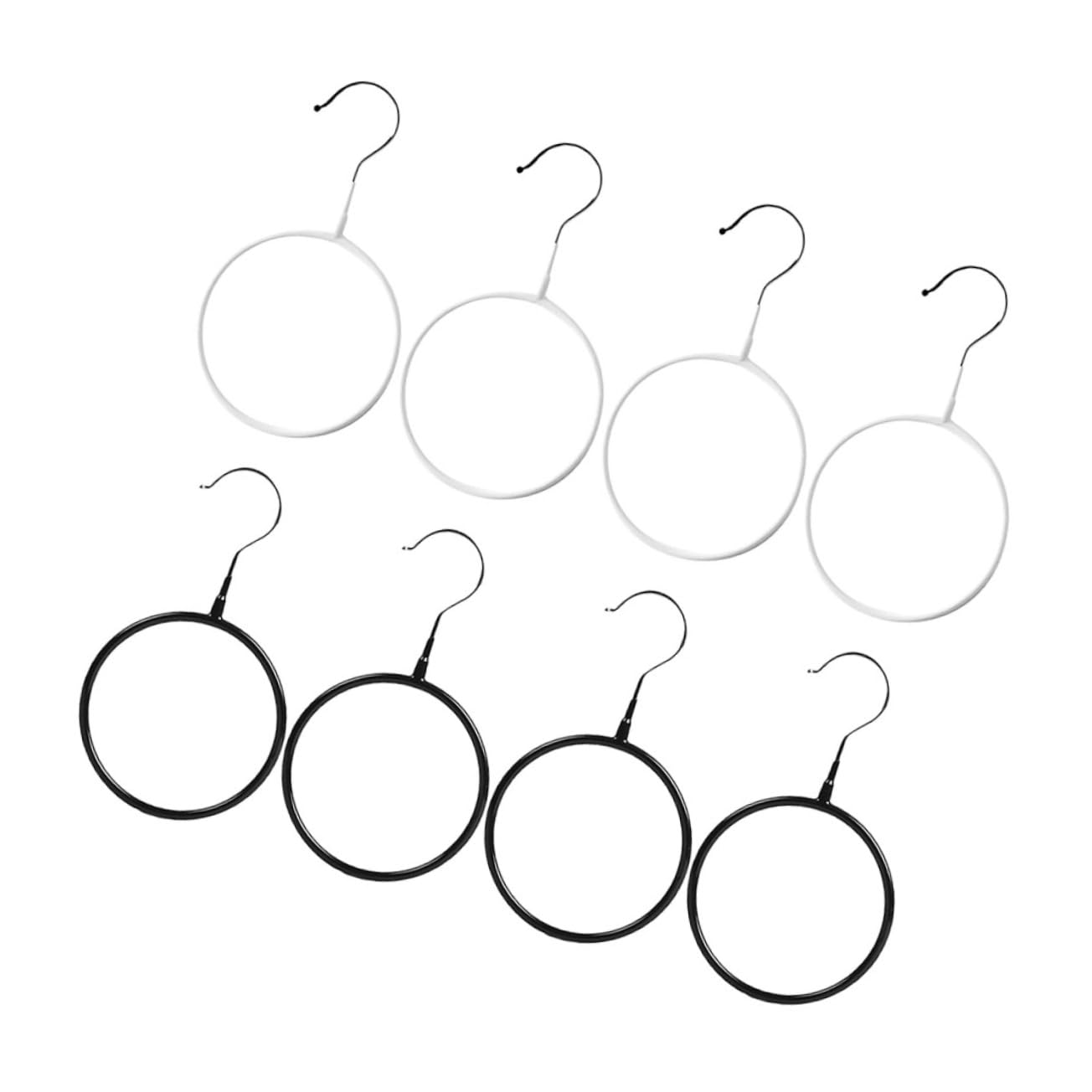 Artibetter 8pcs Scarf Hangers Organizer Hooks for Closet Space Saving Belt and Tie Hanger Durable Design for Scarves Shawls and Accessories Minimalist Style