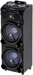 TORRE DE SOM BLACK BASS BLUETOOTH 2xWOOFERS 12" Gradiente GDB12M 1800W Bivolt