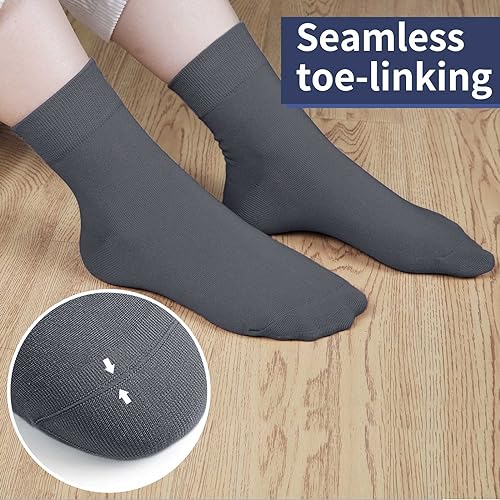 Image of FGZ Women Thin Cotton Socks Soft Cozy Socks Cute Ankle Crew Socks 5 Pairs
