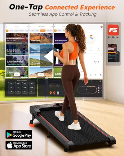 Standing treadmill desk