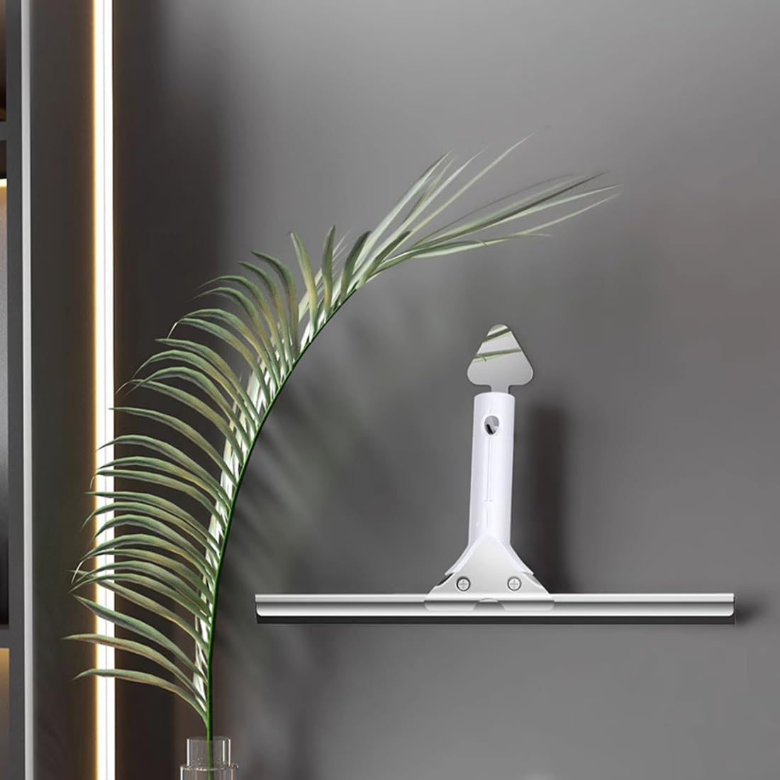 Rasqueta Limpiacristales para Ducha Extractor De BañO Y Ducha Borrador con Cabezal Giratorio Limpia Cristales Mamparas Ducha 45 cm Tamaño para Ducha BañO Espejos Cristales Y Azulejo,45cm