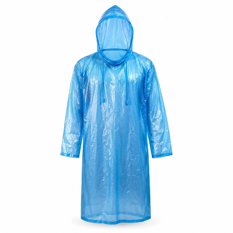 (𝐋𝐢𝐦𝐢𝐭𝐞𝐝 𝐓𝐨𝐝𝐚𝐲 Unisex Waterproof Rain Wear, Reusable Foldable Rain Poncho with Snap Button Closure for Outdoor Activities, Travel & Monsoon Use 𝟏𝟓 𝐘𝐞𝐚𝐫𝐬 𝐖𝐚𝐫𝐫𝐚𝐧𝐭𝐲-image-4