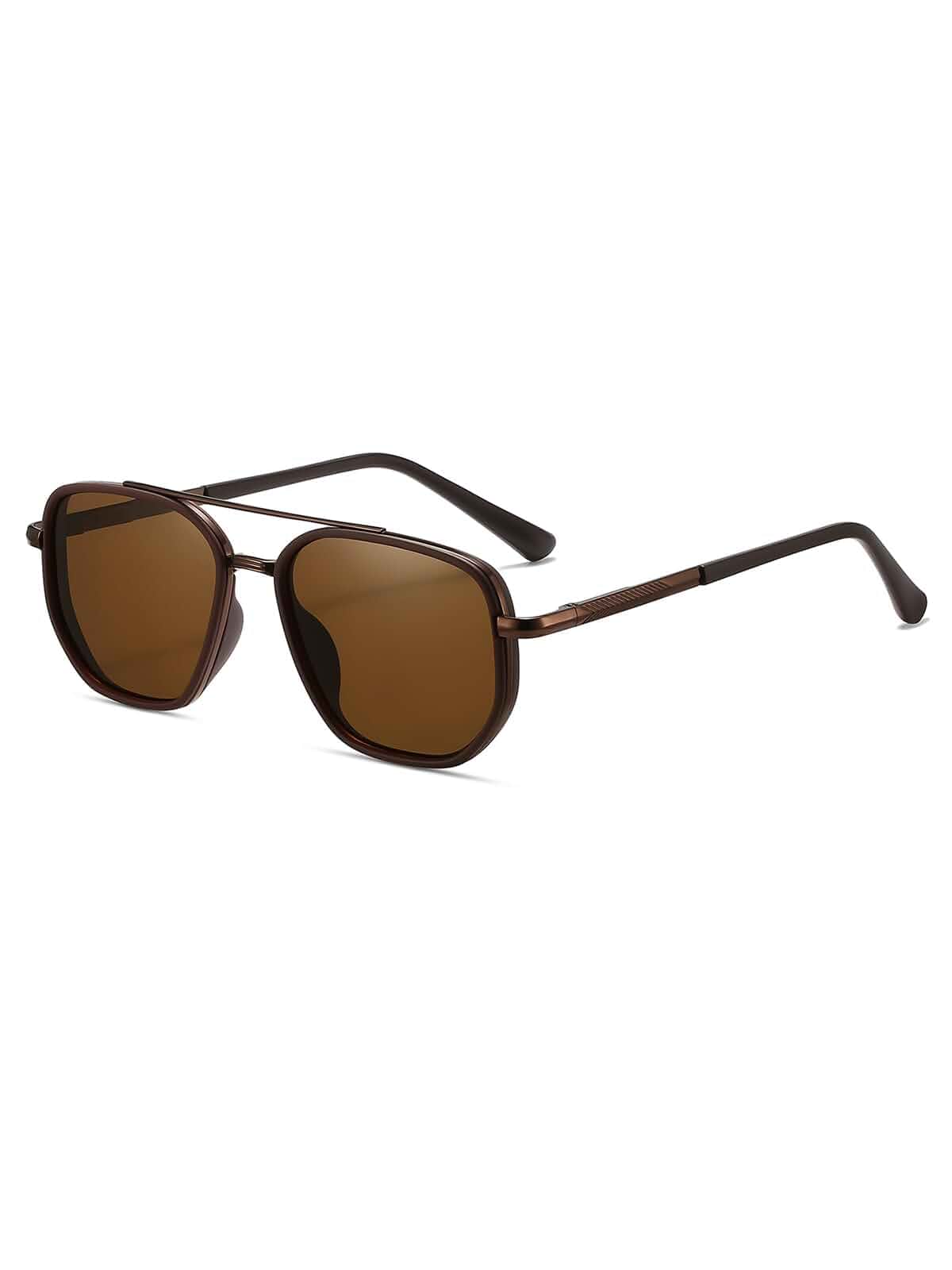 kimorn Women's Tangle Free Aviator Sunglasses, Polarized UV400 Protecion Retro Square Frame Shades, Small-Medium Fit, Driving, Beach, Daily Wear