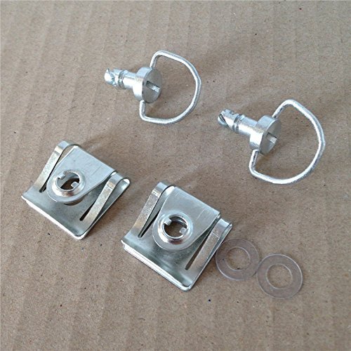 SMT-Quick Release D-Ring Turn Race Fairing Fastener Compatible With Ducati Chrome [B00RNITQKW]