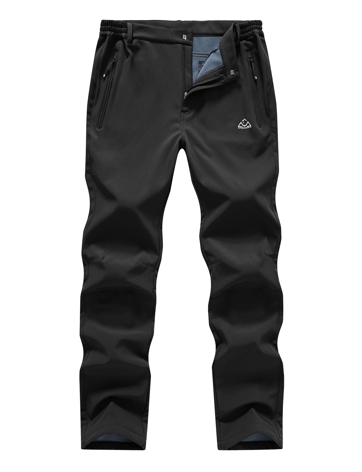 Rdruko Softshellhose Herren Winterhose Wasserdicht Skihose Winter Arbeitshose Warme Gefüttert Hosen Wanderhose Outdoorhose