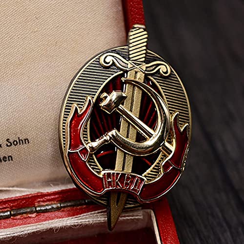 FTYYSWL Sovjet-medaille, badge van de NKVD van de USSR,Hergravure van de Sovjet-KGB-medaille, Metalen herdenkingsminage - Image 5
