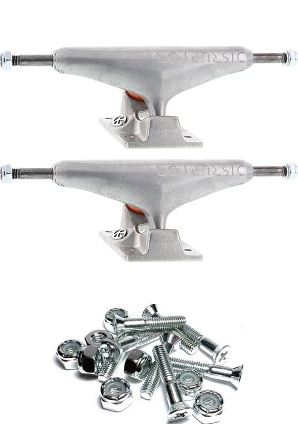 Grind King Truck Co. Disruptor Raw Skateboard Trucks - 5.5