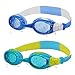 Price comparison product image BEZZEE PRO Kids Swimming Goggles (2 Pack) - Swimming Glasses - UV Protected Sports Google for Girls and Boys - Clear Wide Vision, Anti-Fog, Waterproof