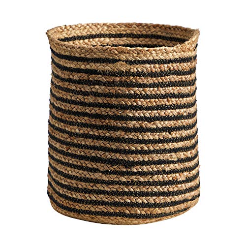 Nearly Natural 13.5in. Handmade Natural Jute Basket Planter, Beige