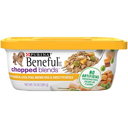 Purina Beneful Wet Dog Food, Chopped Blends With Chicken & Liver - (8)
