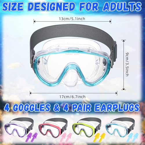 REIZ M301-SL-300 Waterproof Antifog Coating Myopia Eyewear Goggles Swimming Glasses 300 Degrees - Silver