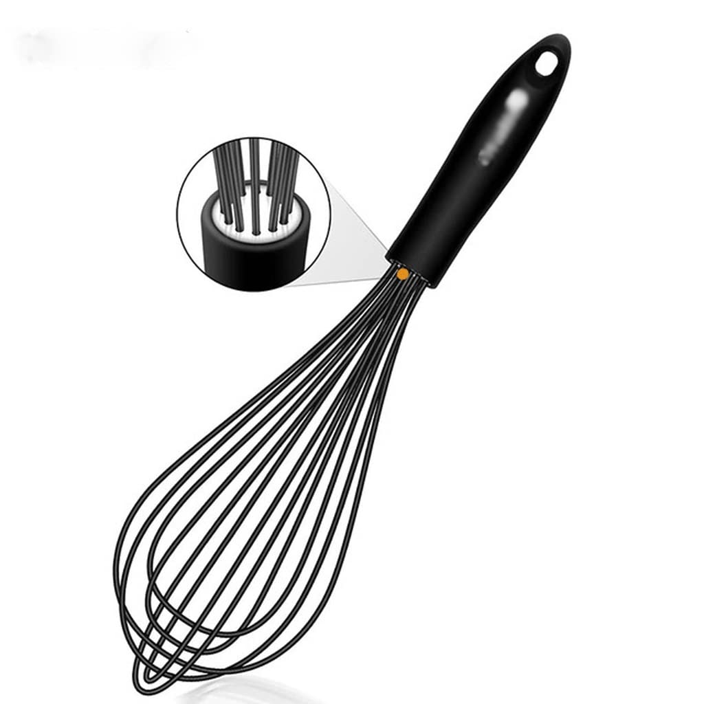 Frullino per Uova Manuale Rotante: Mini utensile da Cucina Versatile per cuocere al Forno, Frusta in Silicone Inclusa Silk Pillowcase