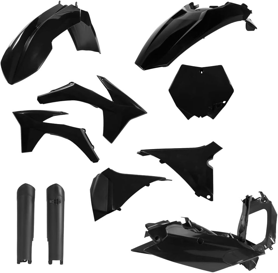 Acerbis Full Plastic Kit Black for KTM 250 SX-F 2011-2012