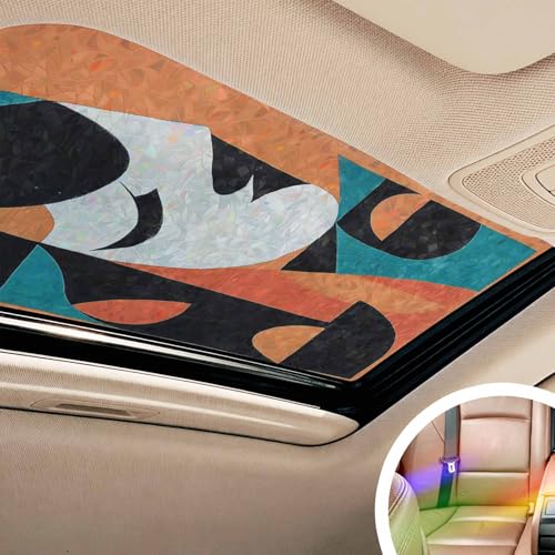 Película decorativa para ventana con efecto arcoíris 17.7" x 39.3" (2 piezas) miniatura 4