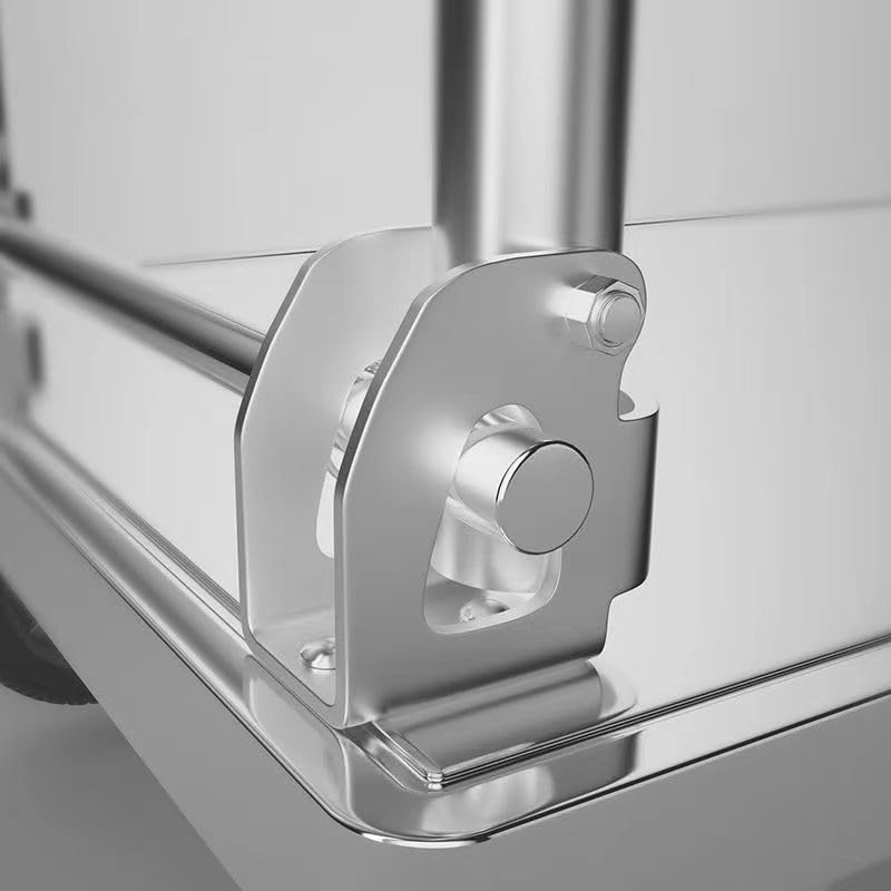 Carretilla plana resistente con plataforma y cuatro ruedas miniatura 5