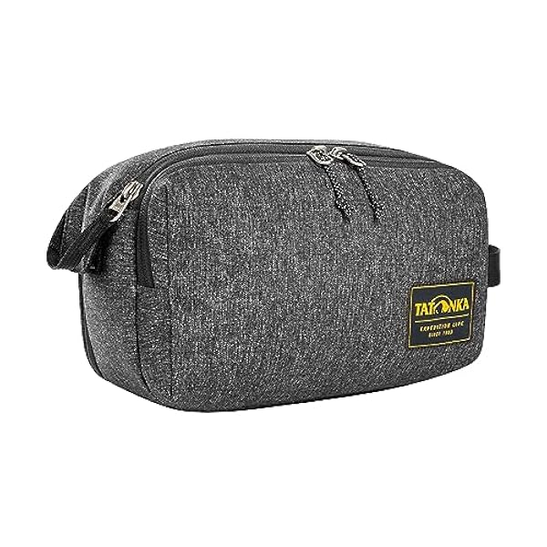 Tatonka Beauty case Cosmetic Double Zip Pouch (6L) – Grande borsa lavanderia con doppia apertura con cerniera e scomparti multipli – 17 x 27 x 13 cm