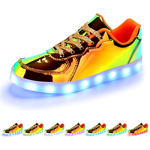 Image of Light Up Shoes Men Women LED Shoes USB Charging Adult High Top LED Sneakers Glow in The Dark Footwear for Dancing Party Festivals Festivals