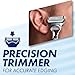 Gillette Skinguard Sensitive Razor Blades For Men, Refills With Precision Trimmer, 8 Count, Pack Of 1