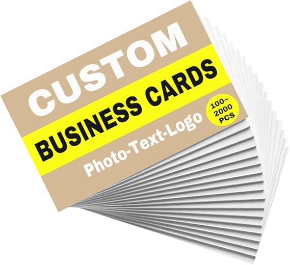 RTYVBMX 100PCS Business Cards Custom Design Your Own