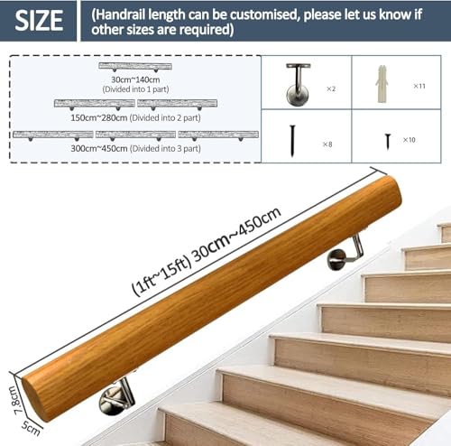 Rampe d'escalier en bois pour la sécurité des enfants en garderie et couloir