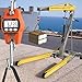 Hanging Scale Handheld 880lb/400kg Crane Scale Luggage Scale,with ABS Plastic case & Big LCD Display, Portable Digital Mini Crane Scale Fishing Scale，for Gym,Hunting,Travelling,Farming（Orange）