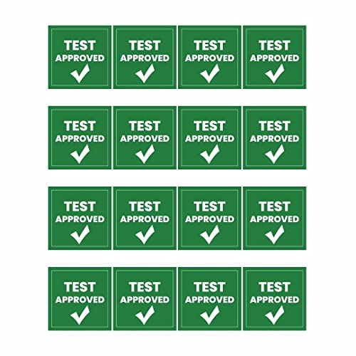 Image of CVANU 500pcs Test Approved Mini Sticker in Green Color Square Shape (20 X 20mm) cv5
