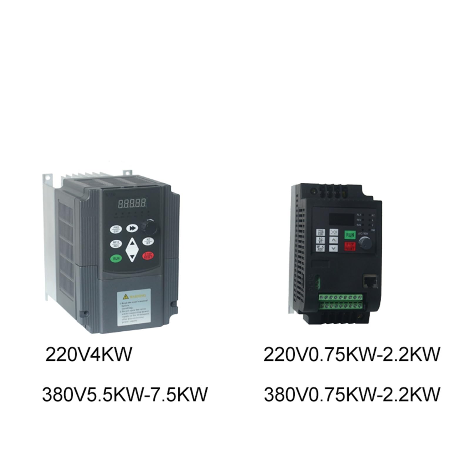 Frequenzumrichter (VFD), VFD-Wechselrichter 1,5 kW/2,2 kW/Frequenzumrichter, Ph, 220 Eingänge und Ausgänge, einphasiger VFD-Konverter mit Drehzahlregelung(2.2kw(3HP))