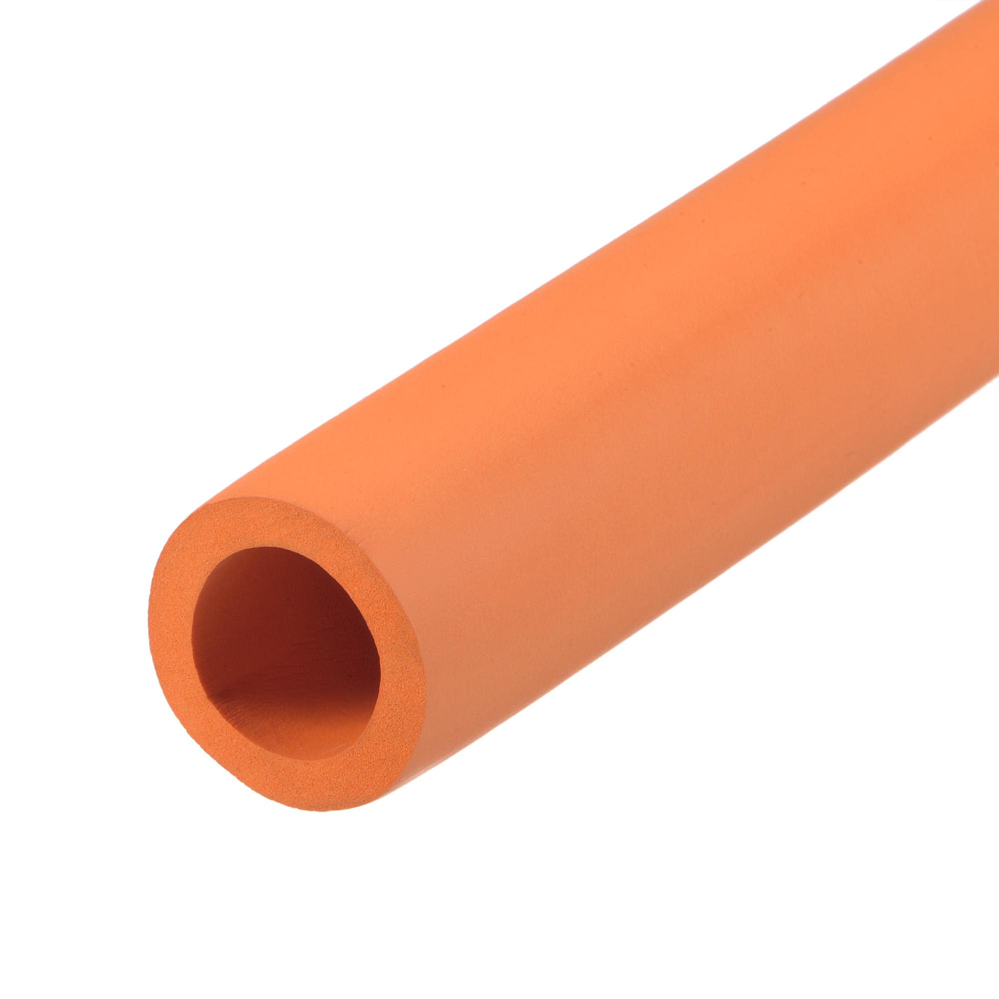 uxcell Foam Tubing for Handle Grip Support, 22mm ID 32mm OD 1m Length Orange
