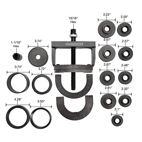 image for OEMTOOLS 37342 Master Wheel Hub and Bearing Remover and Installer Kit,