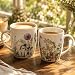 Imagen de Juego de 4 tazas con diseño de flores primaverales