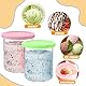 TGKYK Eisbehälter für Ninja Creami Deluxe Behälter NC501 NC500, 4er-Set Eisbehälter für Speiseeis, Wiederverwendbar Eisbehälter mit Deckel, Eiscreme Behälter mit Schaufel für Gelato, Sorbets Genießen