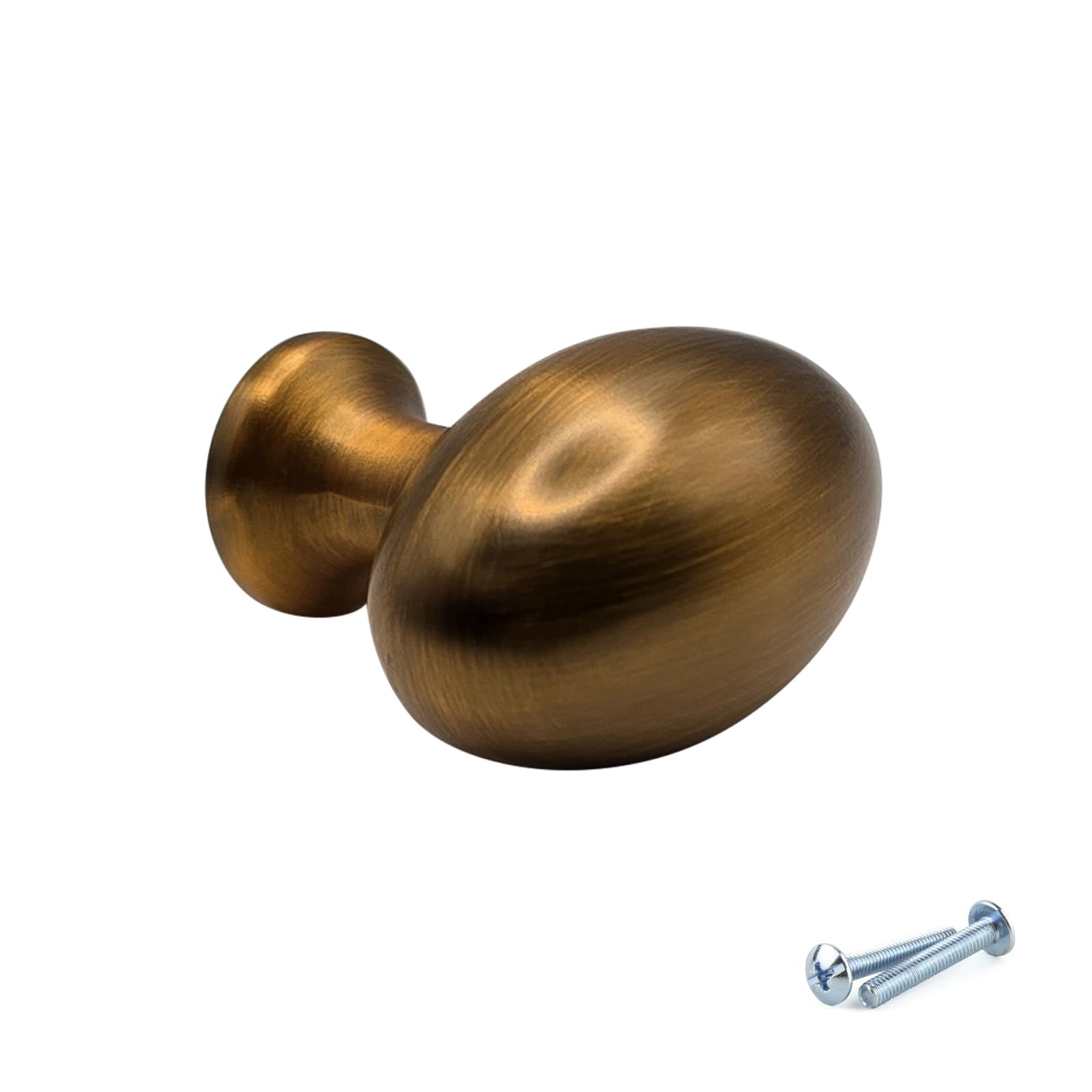 M4TEC Cabinet Door Knob Aged Brass Handle  22mm VG8 Series