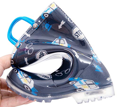 Image of HugRain Light Up Rain Boots for Little Kids