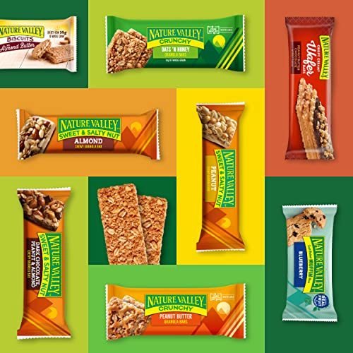 Image of Nature Valley Sweet and Salty Nut Granola Bars, Almond, 6 Bars, 7.2 oz (Pack of 12)