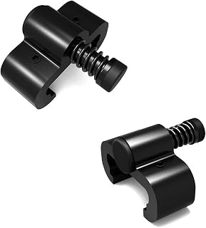 Sliding Barn Door Stopper for Track, Easy to Install,Upgrade Adjustable Spring Barn Door Stoppers 2pcs