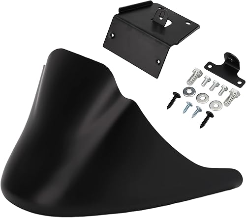 Miniatura 7 de VG MOTO Alerón delantero de motocicleta, carenado de barbilla, cubierta de aire para dique de aire con soporte de montaje, repuesto para Harley